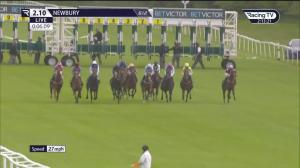 Video preview image for Newbury 14:10 - Get A Run For Your Money At BetVictor Maiden Stakes (5) (Div 2)