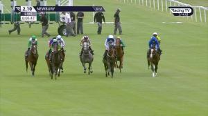 Video preview image for Newbury 14:10 - Watch RacingTV With Free Trial Now Novice Stakes (4)