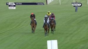 Video preview image for Aintree 18:03 - Betfred Nifty Fifty Juvenile Hurdle (3)