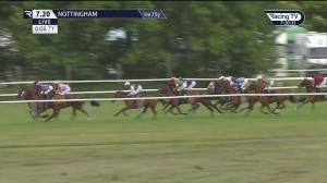 Video preview image for Nottingham 19:20 - Last Horse Standing Loves Hooters Restaurant Fillies' Handicap (5)