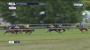 Video preview image for Nottingham 19:50 - Last Horse Standing Congratulations Matthew & Nisha Maiden Fillies' Stakes (5)