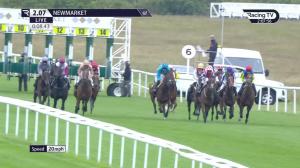 Video preview image for Newmarket 14:07 - racingtv.com/freetrial Fillies' Handicap (5)