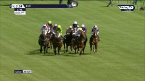 Video preview image for Ayr 15:34 - Russell 'Rusty Boy' Smith Irish Stallion Farms EBF Land O'Burns Fillies' Stakes (Listed) (1)