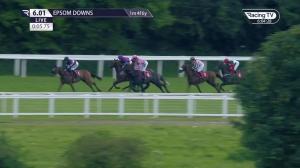 Video preview image for Epsom Downs 18:01 - Coral 'Get Closer To The Action' Ladies' Derby Handicap (Female Amateur Jockeys) (4)
