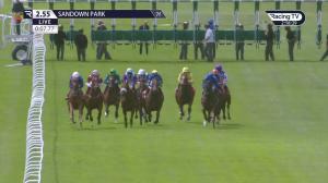 Video preview image for Sandown Park 14:55 - Irish Stallion Farms EBF Novice Stakes (3)