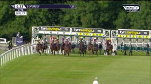 Video preview image for Beverley 18:23 - Bus Stop 70S Night British EBF Fillies' Novice Stakes (4)