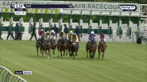 Video preview image for Ayr 14:25 - Scottish Sun Ladies Night Handicap (6) (Div 1)