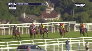 Video preview image for Epsom Downs 19:23 - Coral 'Get Closer To The Action' Handicap (Qualifier) (4)