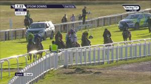 Video preview image for Epsom Downs 19:53 - Coral Proud Supporter Of British Racing Handicap (5)