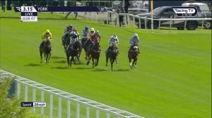 Video preview image for York 15:15 - William Hill Play Responsibly Irish EBF Fillies' Novice Stakes (2)