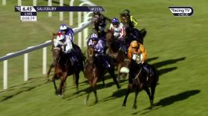 Video preview image for Salisbury 18:45 - Tony Brown 80th Birthday Celebration Novice Stakes (5)