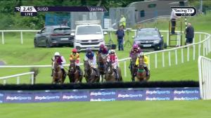 Video preview image for Sligo 14:45 - Irish Stallion Farms European Breeders Fund Mares Novice Handicap Hurdle 