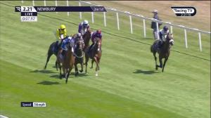 Video preview image for Newbury 14:21 - Highclere Castle Gin Cup Stakes (Handicap) (2)