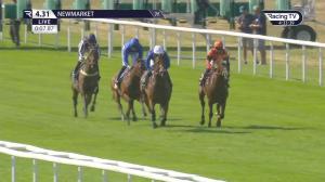 Video preview image for Newmarket 16:31 - racingtv.com/freetrial Maiden Stakes (4)