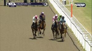 Video preview image for Chelmsford City 13:00 - Follow @chelmsfordcrc On Twitter Nursery Handicap (3)