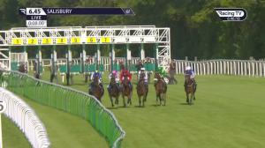 Video preview image for Salisbury 18:45 - Andy Hardwick Memorial British EBF Novice Stakes (4)