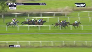 Video preview image for Carlisle 16:55 - Tracy Wharton Appreciation Handicap (Professional and Amateur Female Jockeys) (6) (Div 1)