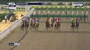 Video preview image for Kempton Park 18:20 - Unibet/British Stallion Studs EBF Restricted Novice Stakes (Qualifier) (5)