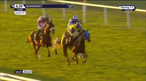 Video preview image for Newmarket 20:20 - Follow @racingtv On Twitter Handicap (3)