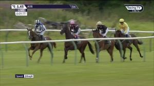 Video preview image for Ayr 17:45 - Tennent's Lager Lady Riders' Handicap (Professional and Amateur Female Jockeys) (6)