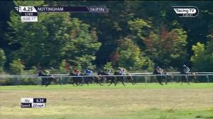 Video preview image for Nottingham 16:25 - Weatherbys Scientific Aja Amateur Jockeys' Handicap (6)