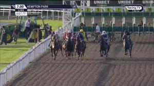 Video preview image for Kempton Park 19:00 - Unibet Support Safe Gambling Novice Stakes (5)
