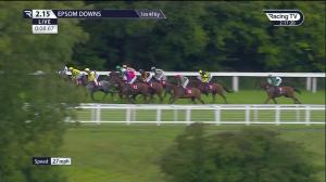 Video preview image for Epsom Downs 14:15 - Bohle Jump Jockeys Derby Handicap (Professional Jump Jockeys) (4)