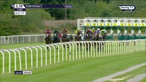Video preview image for Pontefract 17:10 - Nadeen Dawson Memorial Maiden Stakes (5)