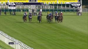 Video preview image for Newbury 16:00 - RacingTV EBF Novice Stakes (4) (Div 2)
