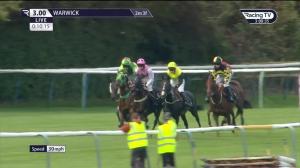 Video preview image for Warwick 15:00 - Poundland Foundation Proudly Supports Make-A-Wish UK Mares' Handicap Hurdle (4)