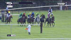 Video preview image for Warwick 17:20 - Poundland Foundation Proudly Supports Kits 4 Kids Mares' Open National Hunt Flat (5)