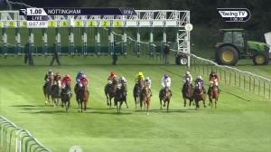Video preview image for Nottingham 13:00 - EBF & The Fairfax Saddles Slip Anchor Maiden Stakes (4)