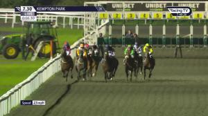 Video preview image for Kempton Park 19:30 - Unibet Support Safe Gambling Handicap (6) (Div 1)