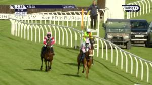 Video preview image for Kelso 14:35 - Racing TV For Free Novices' Limited Handicap Chase (3)