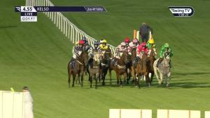 Video preview image for Kelso 16:55 - Start Your RacingTV Free Trial Now Conditional Jockeys' Handicap Hurdle (Qualifier) (5)