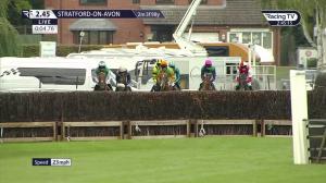 Video preview image for Stratford-on-Avon 14:45 - Re-Gen Waste Management Novices' Handicap Chase (5)
