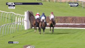 Video preview image for Warwick 14:50 - Barford Novices' Limited Handicap Chase (3)