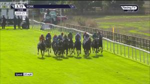 Video preview image for York 15:15 - British EBF £100,000 2yo Series Final (Colts and Geldings) (2)