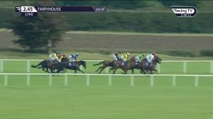 Video preview image for Fairyhouse 14:45 - Irish Stallion Farms Eureopean Breeders Fund Beginners Chase