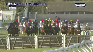 Video preview image for Stratford-on-Avon 14:49 - William Hill Best Odds Guaranteed Handicap Hurdle (5)