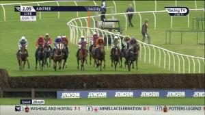 Video preview image for Aintree 14:05 - Jewson Widnes Vieux Lion Rouge Veterans' Handicap Chase (Leg 8) (2)