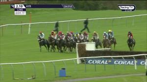 Video preview image for Ayr 14:10 - Coral Proud Supporter Of British Racing Novices' Handicap Hurdle (5)