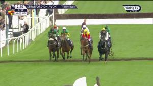 Video preview image for Stratford-on-Avon 14:40 - Charlotte Cole Memorial Handicap Chase (4)