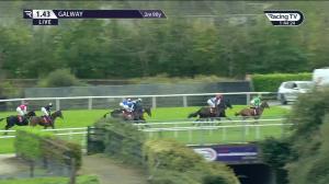 Video preview image for Galway 13:43 - Connolly's Red Mills Irish European Breeders Fund Auction Maiden Hurdle 