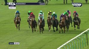 Video preview image for Newmarket 14:48 - racingtv.com/freetrial Nursery Handicap (4)