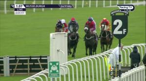 Video preview image for Musselburgh 13:07 - Cala Homes (East) Scotland Conditional Jockeys' Handicap Hurdle (Qualifier) (4)