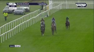 Video preview image for Musselburgh 13:37 - Join Racing TV Now Juvenile Maiden Hurdle (Qualifier) (4)