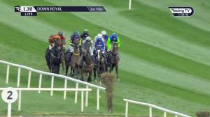 Video preview image for Down Royal 13:30 - Irish Stallion Farms European Breeders Fund Feathard Lady Mares Novice Hurdle (Grade 3)
