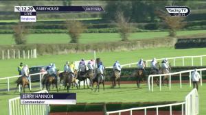 Video preview image for Fairyhouse 12:20 - Irish Stallion Farms European Breeders Fund Beginners Chase