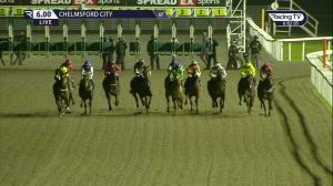 Video preview image for Chelmsford City 18:00 - Chelmsford City Racecourse Membership Available Now Nursery Handicap (6)
